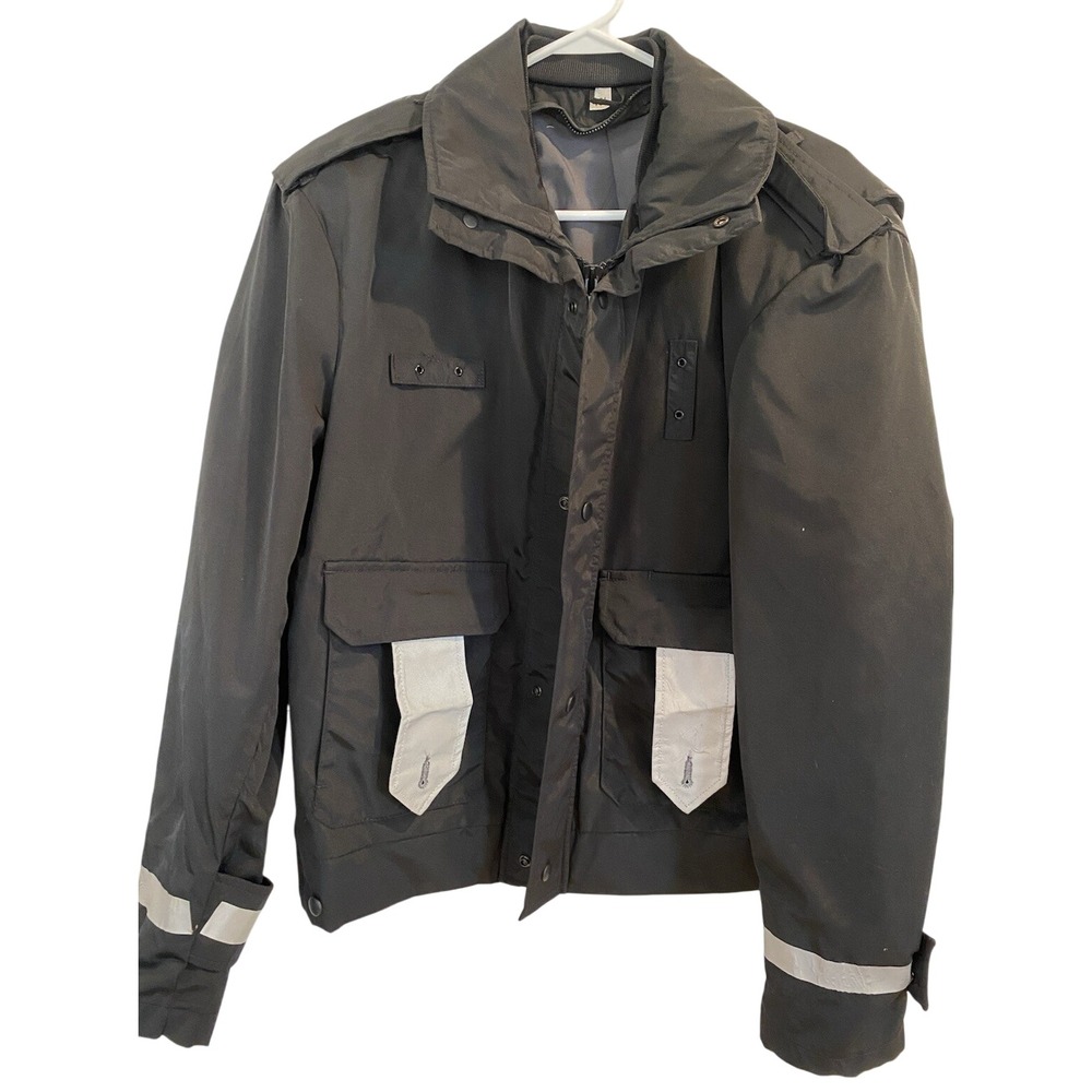 Blauer Cruiser Police Jacket GORE-TEX Lined LARGE Reflective Panels Size 41
